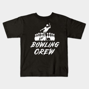 Bowling Crew Awesome Tee: Strikes of Laughter! Kids T-Shirt